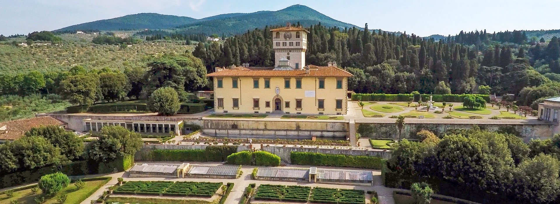 Veduta della Villa medicea di Petraia